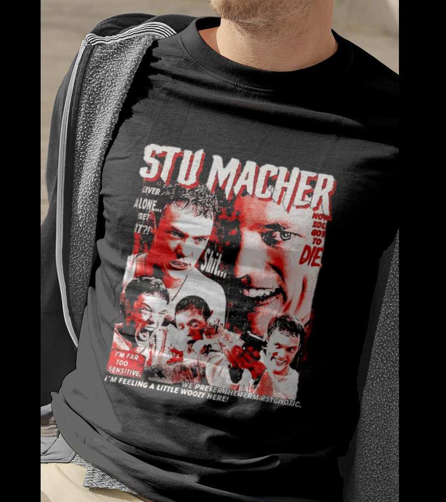 Stu Macher Scream Movie Liver Alone Get It Iconic Horror T-Shirt