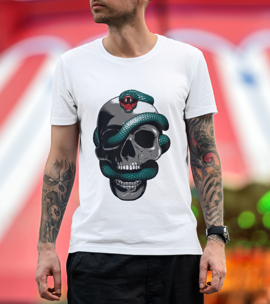 Brad Arnold Snake Skull T-Shirt