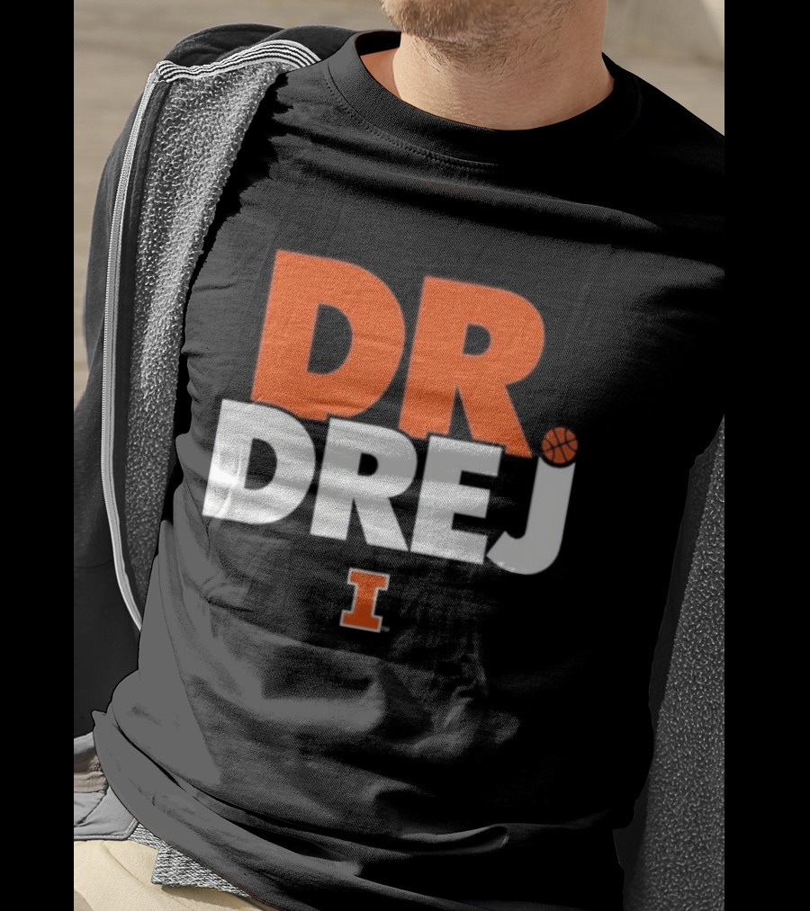 Andrej Stojakovic Dr. Drej I Illinois Fighting Illini T-Shirt