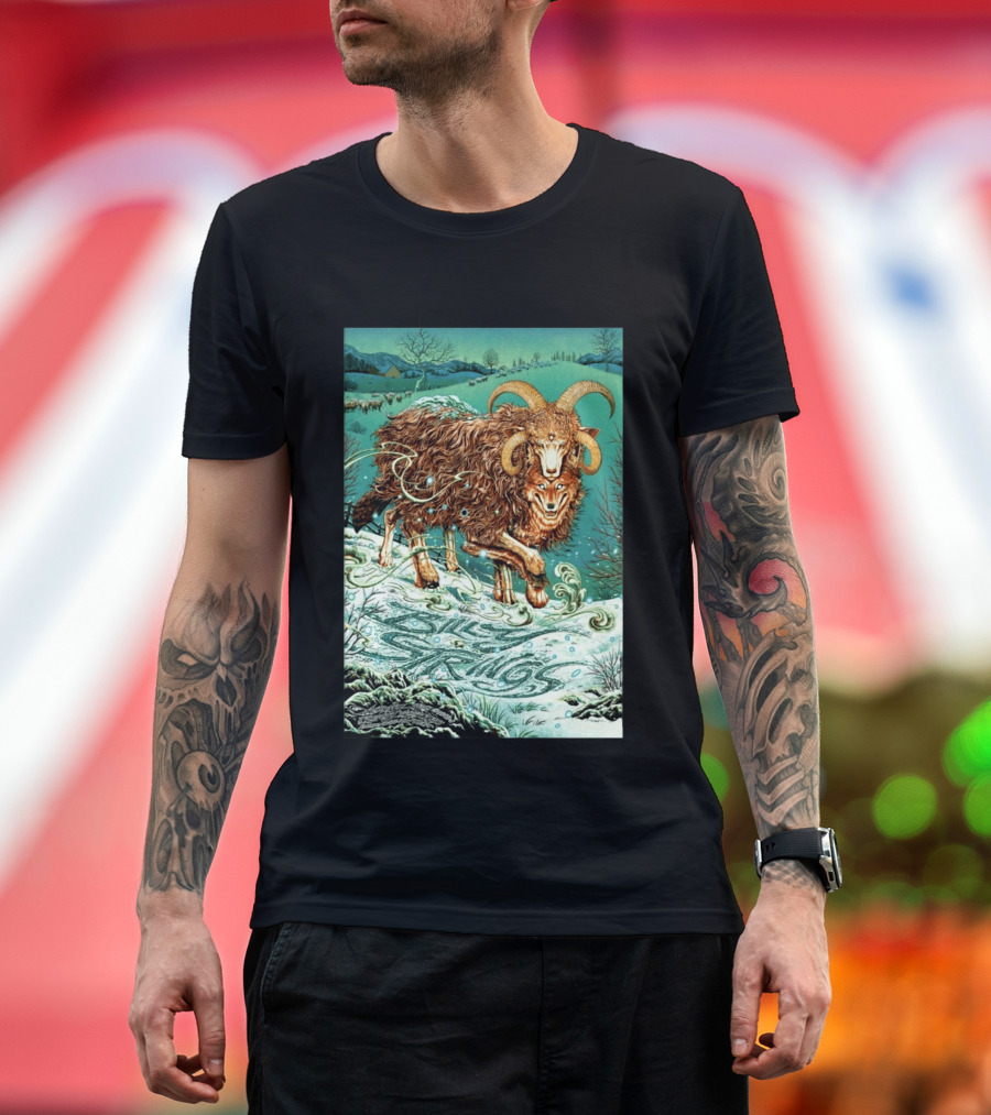 Billy Strings Asheville NC Event Feb 10 14 2026 Wolf Ram T-Shirt
