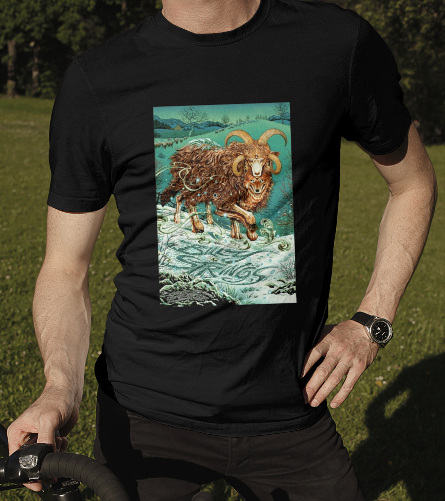 Billy Strings Asheville NC Event Feb 10 14 2026 Wolf Ram T-Shirt