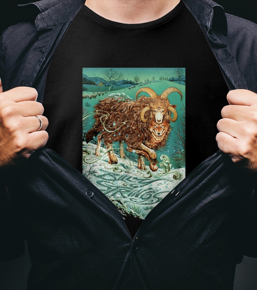 Billy Strings Asheville NC Event Feb 10 14 2026 Wolf Ram T-Shirt