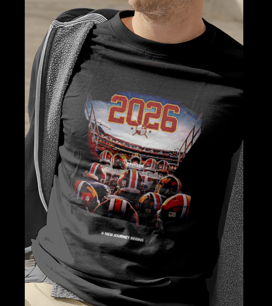 Washington Commanders 2026 Stadium Team Journey T-Shirt