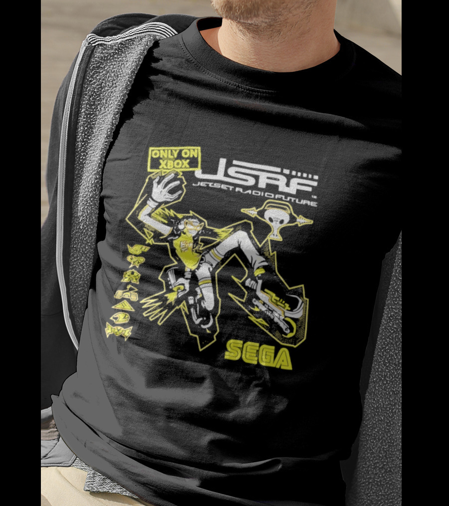 Jet Set Radio Future Sega Xbox Exclusive Iconic Game Characters T-Shirt