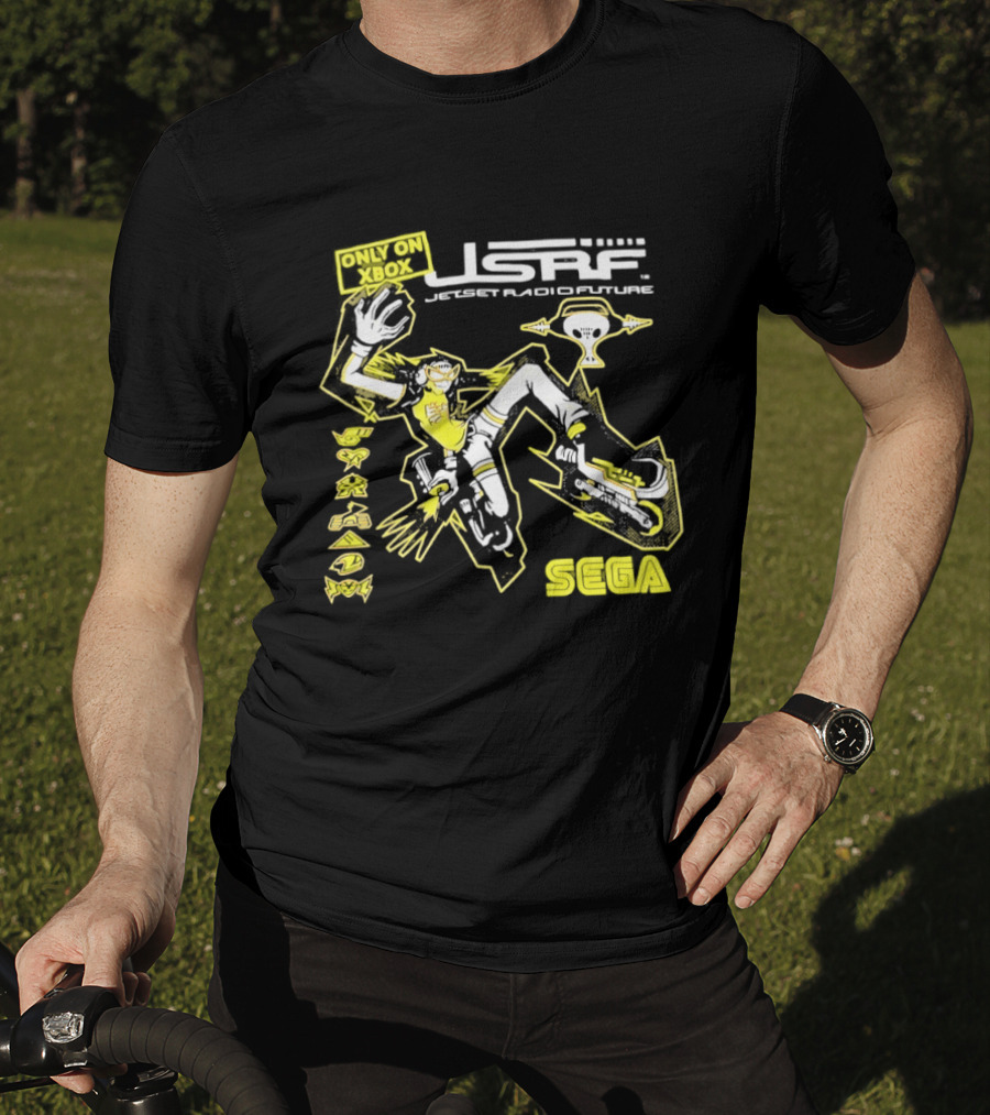 Jet Set Radio Future Sega Xbox Exclusive Iconic Game Characters T-Shirt