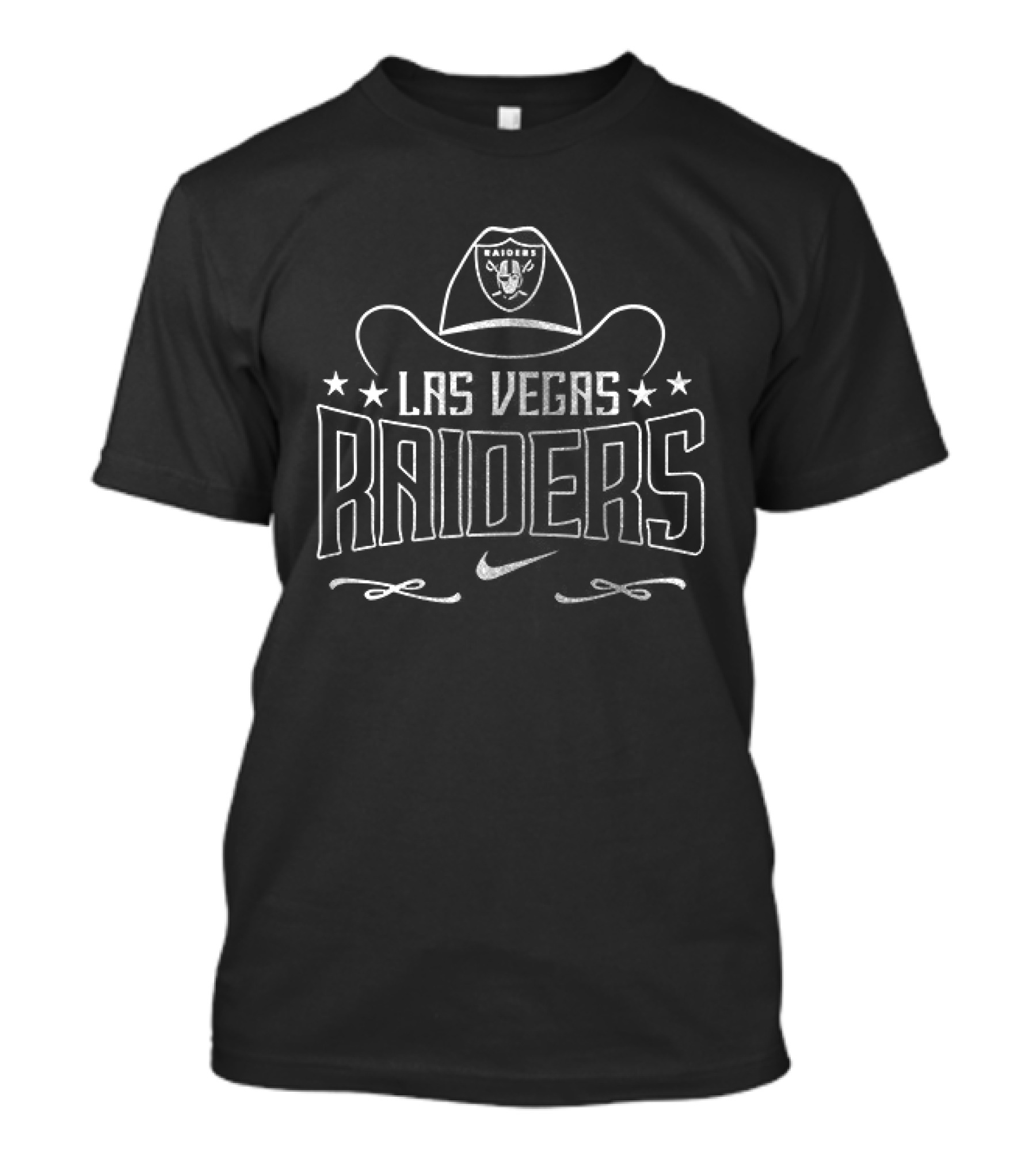 Las Vegas Raiders Cowboy Hat Tribute To George Strait T-Shirt