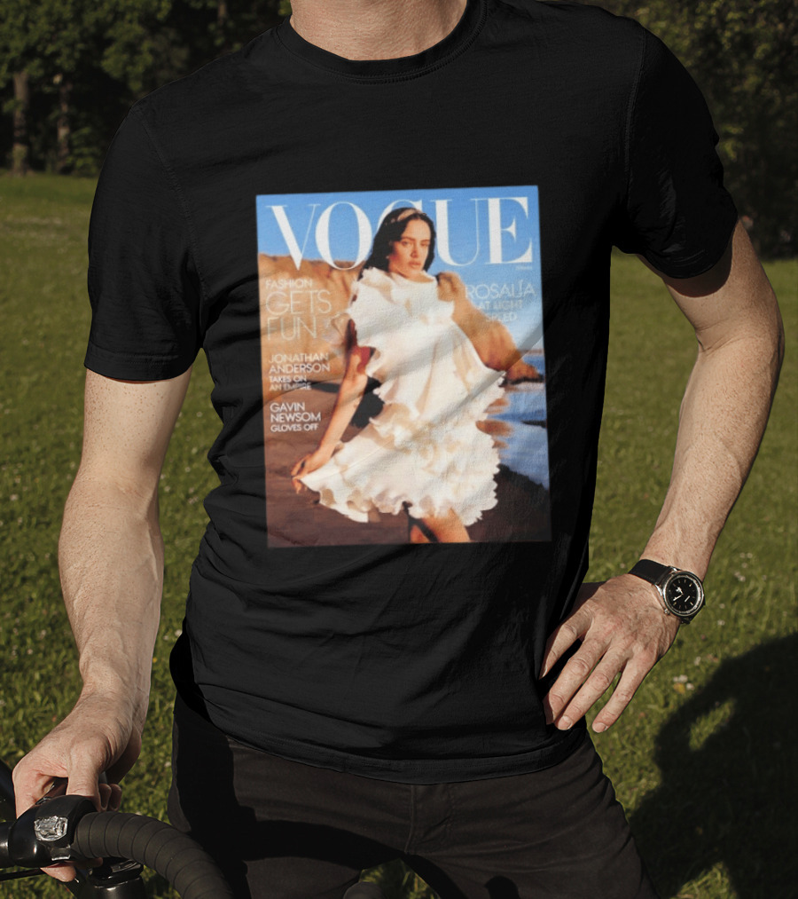 Vogue Spring Fashion Rosalia At Light Speed Jonathan Anderson Gavin Newsom T-Shirt