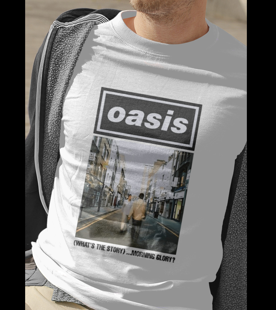 Oasis What's The Story Morning Glory Album Cover Colorful T-Shirt