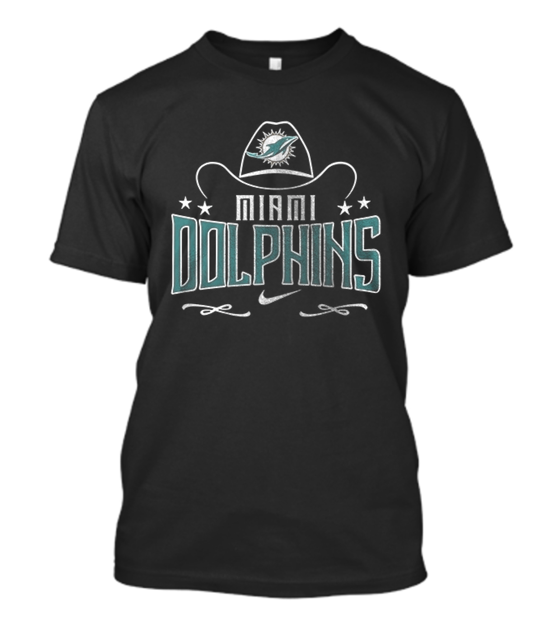 Miami Dolphins Never Underestimate Who Is A Fan Of George Strait T-Shirt