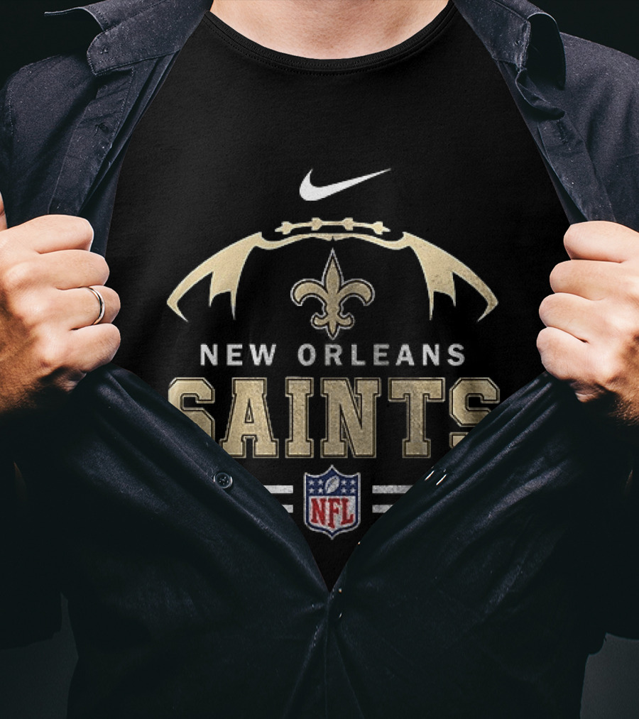 New Orleans Saints Grumpy Old Caterpillar Operator NFL Licensed T-Shirt