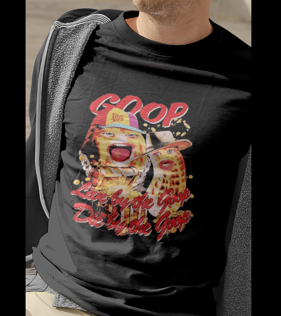 GOOP Live By The Goop Die By The Goop Peanuts Hat Drum T-Shirt