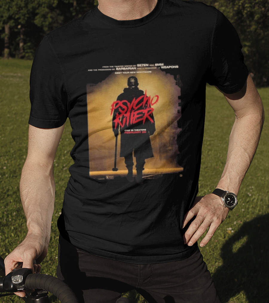 Psycho Killer Horror Film February 20 Theaters New Nightmare T-Shirt