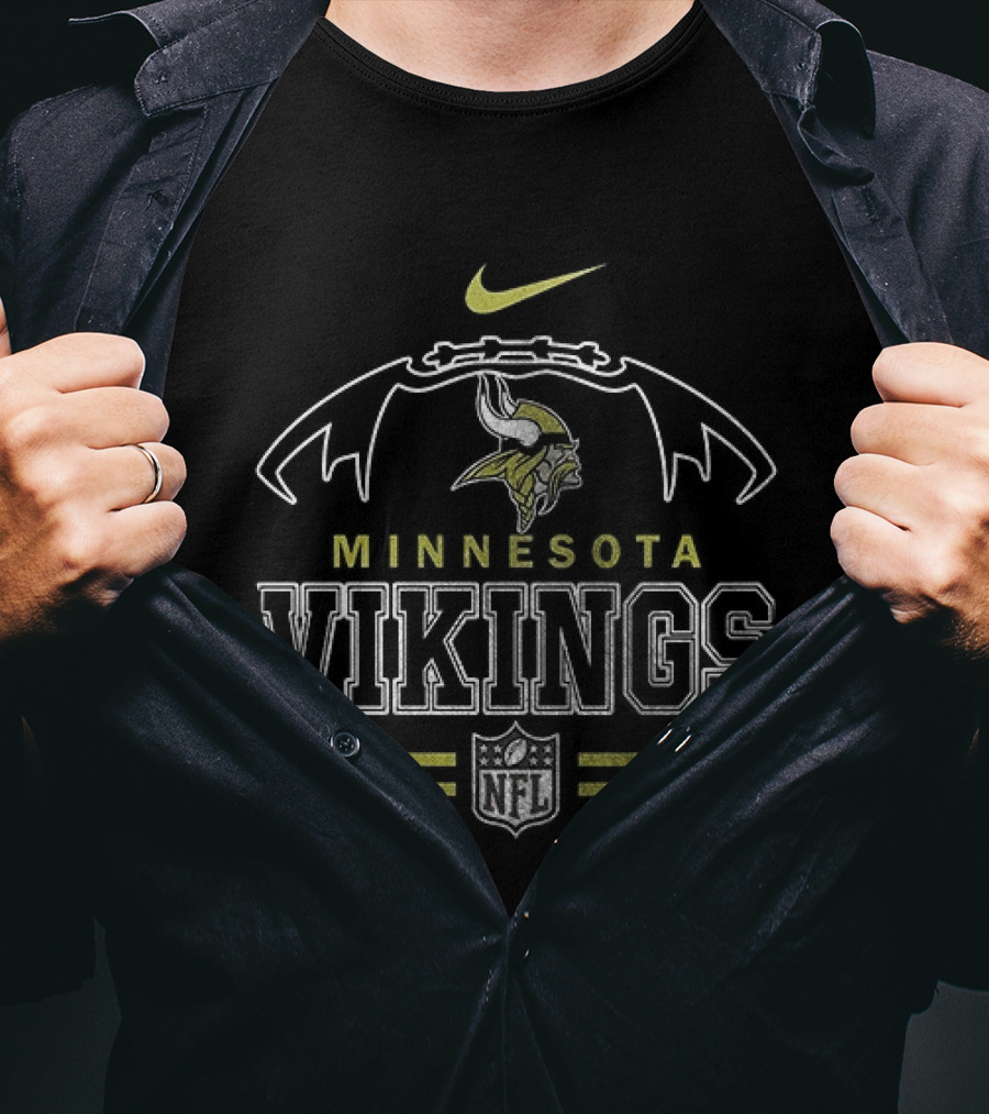 Minnesota Vikings Grumpy Old Caterpillar Operator Nike NFL T-Shirt