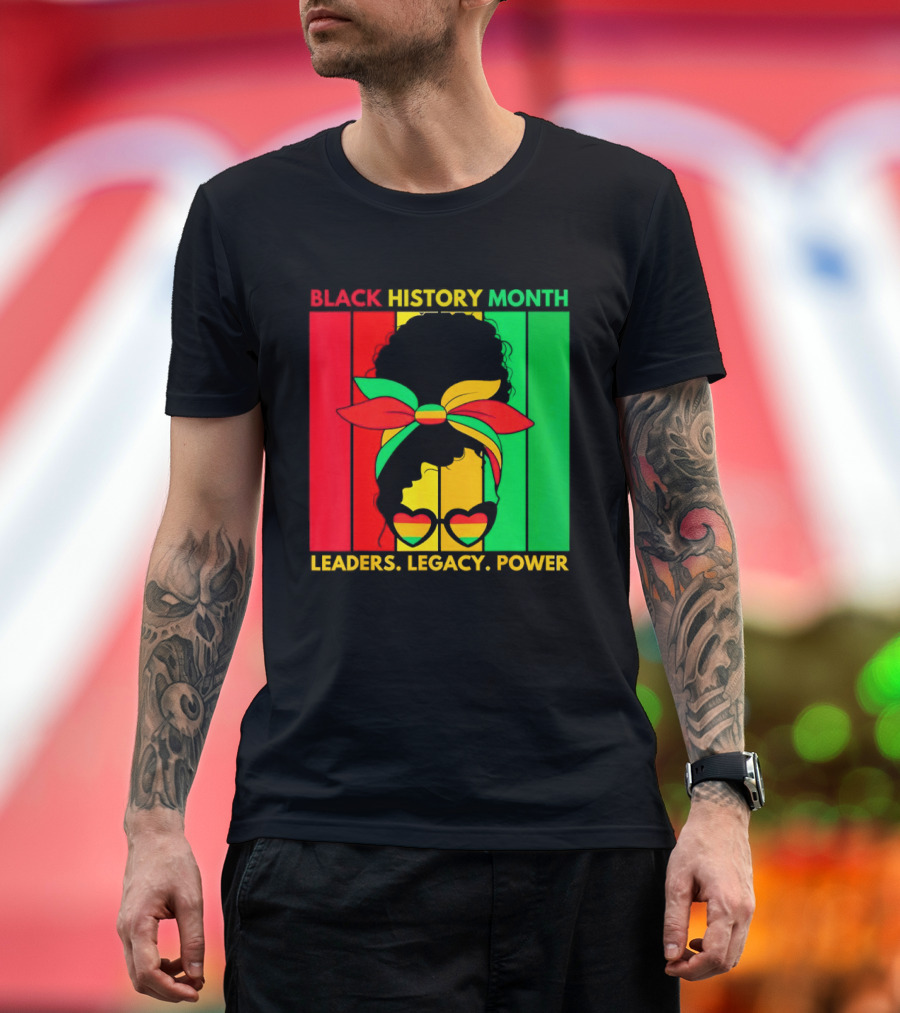 Black History Month Leaders Legacy Power African American T-Shirt