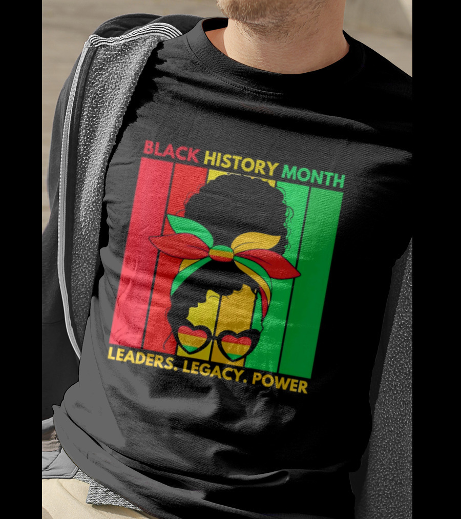Black History Month Leaders Legacy Power African American T-Shirt