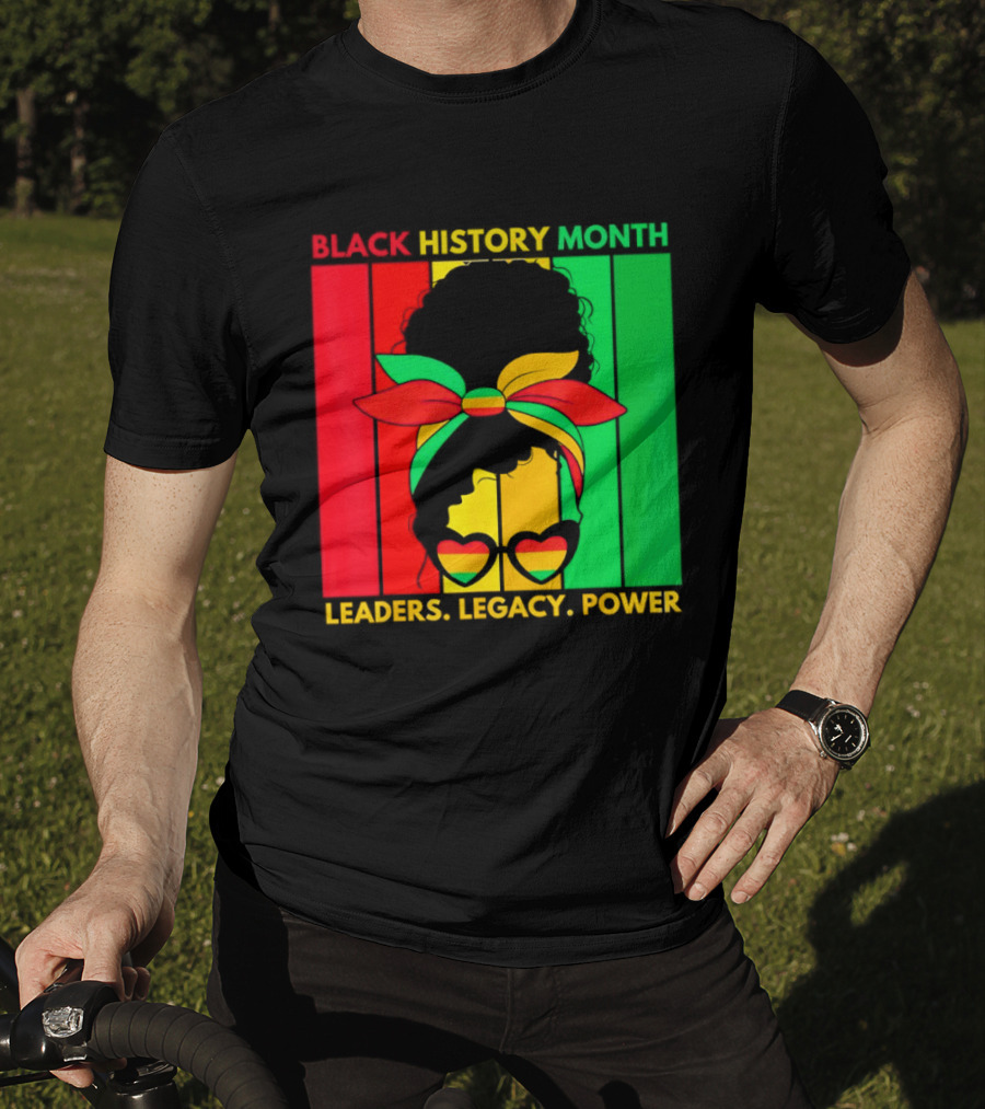 Black History Month Leaders Legacy Power African American T-Shirt