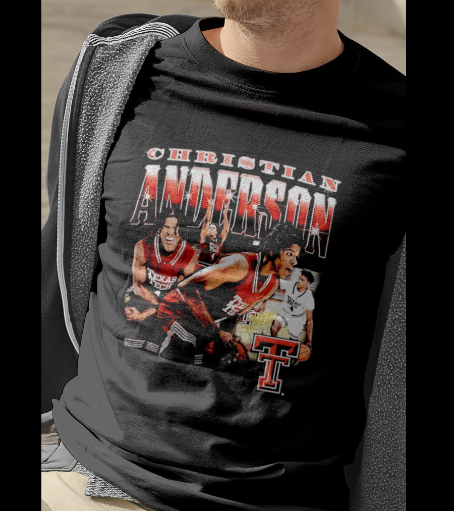 Christian Anderson Texas Tech Basketball 90s T-Shirt