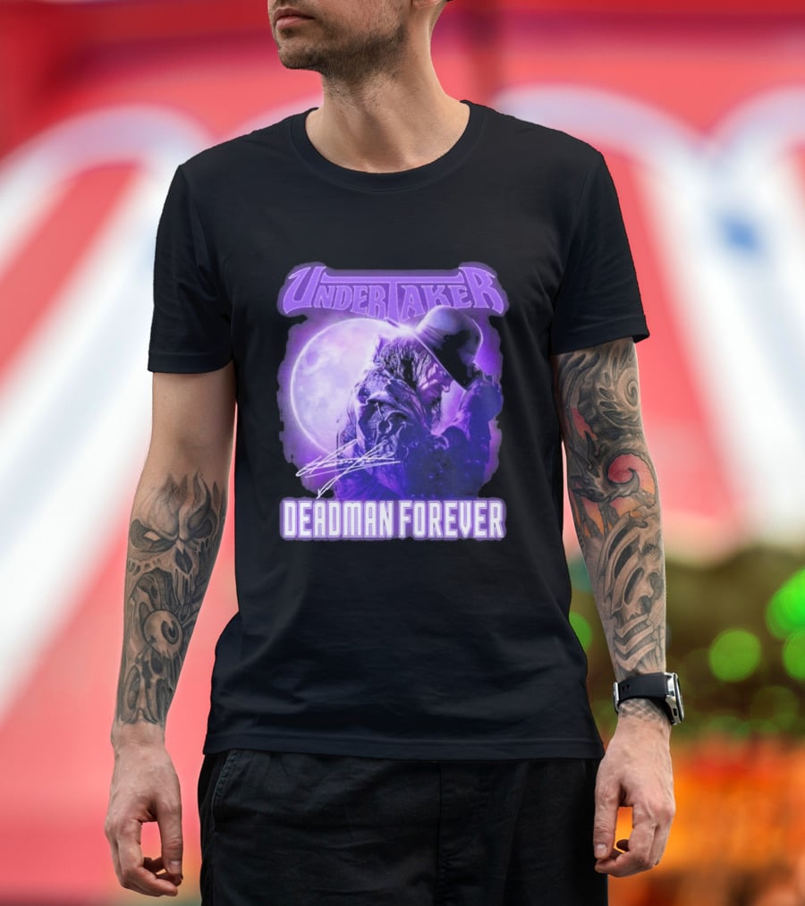 Undertaker Deadman Forever Purple Moon T-Shirt