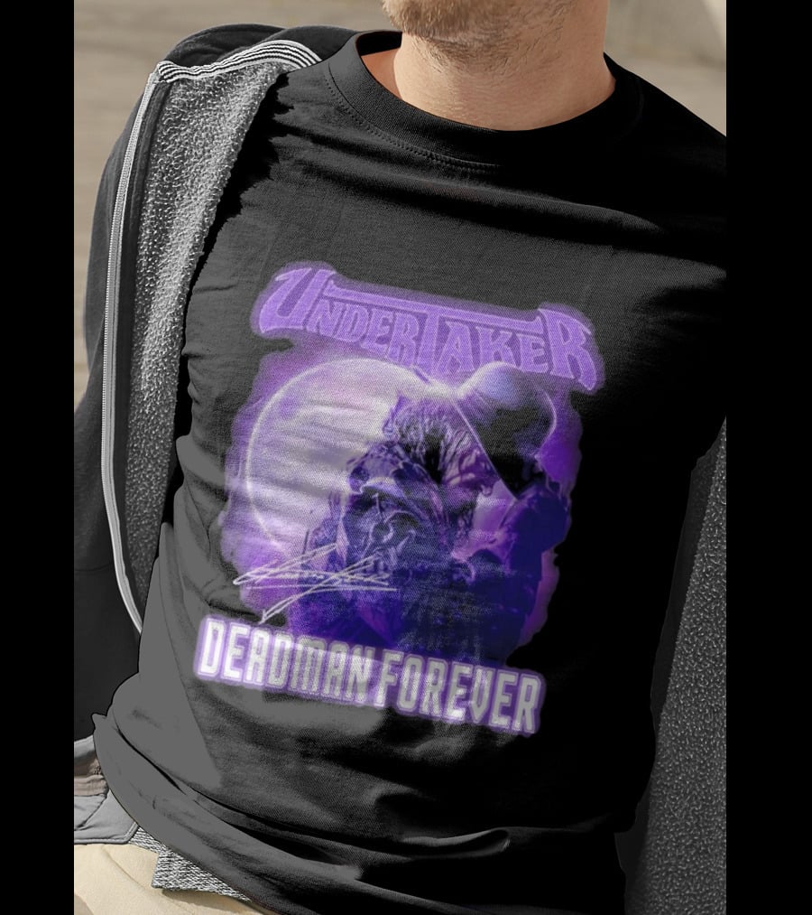 Undertaker Deadman Forever Purple Moon T-Shirt