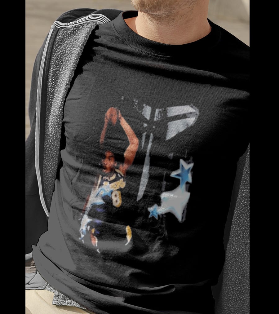 Kobe Bryant Black Mamba 8 First All Star Game Iconic Dunk Stars T-Shirt