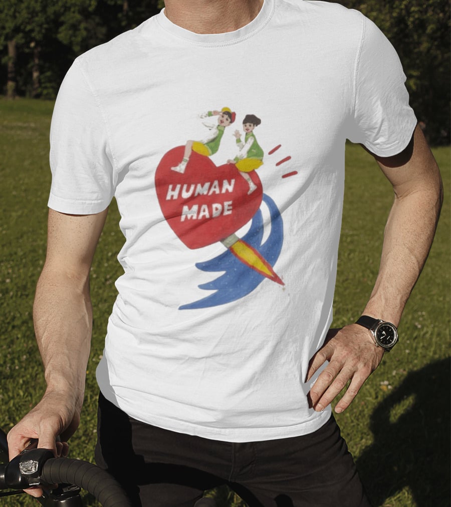 Human Made Heart Rocket Design Keiko Sootome T-Shirt