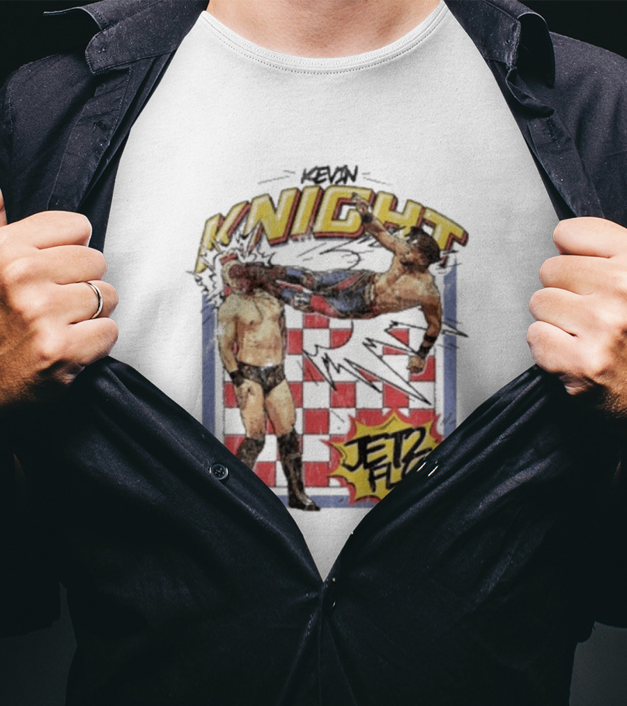 Kevin Knight Jet2fly Wrestling Kick Action T-Shirt
