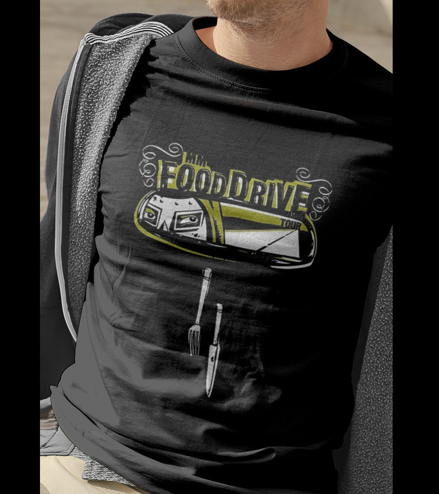 MM Food Drive Tour Fork Spoon Sandwich T-Shirt