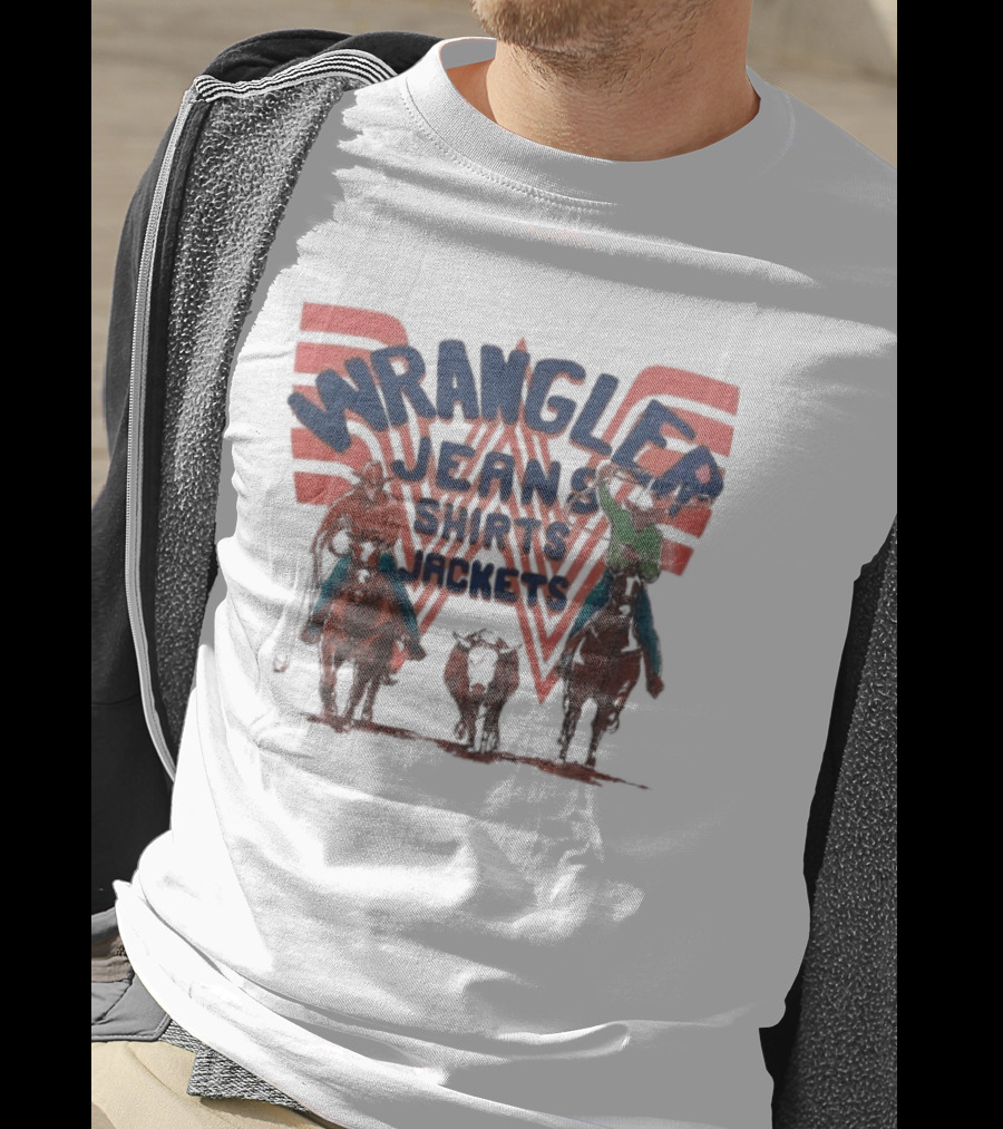 Wrangler Jeans Jackets Retro Cowboy T-Shirt