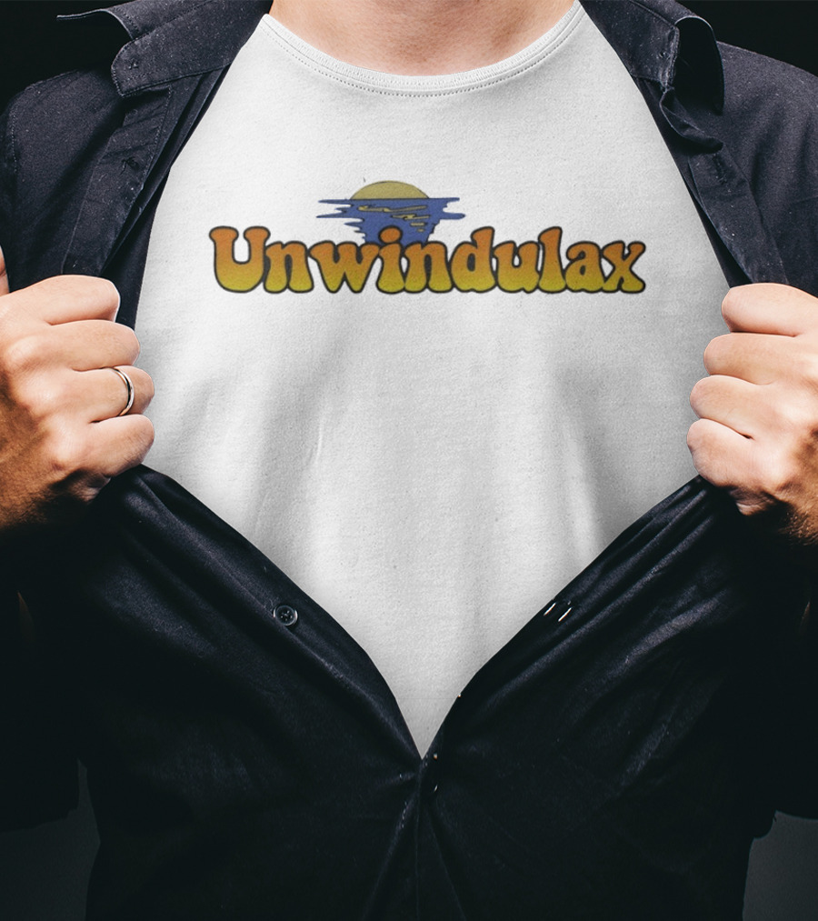 30 Rock Unwindulax Relaxation Vibes Sunset T-Shirt