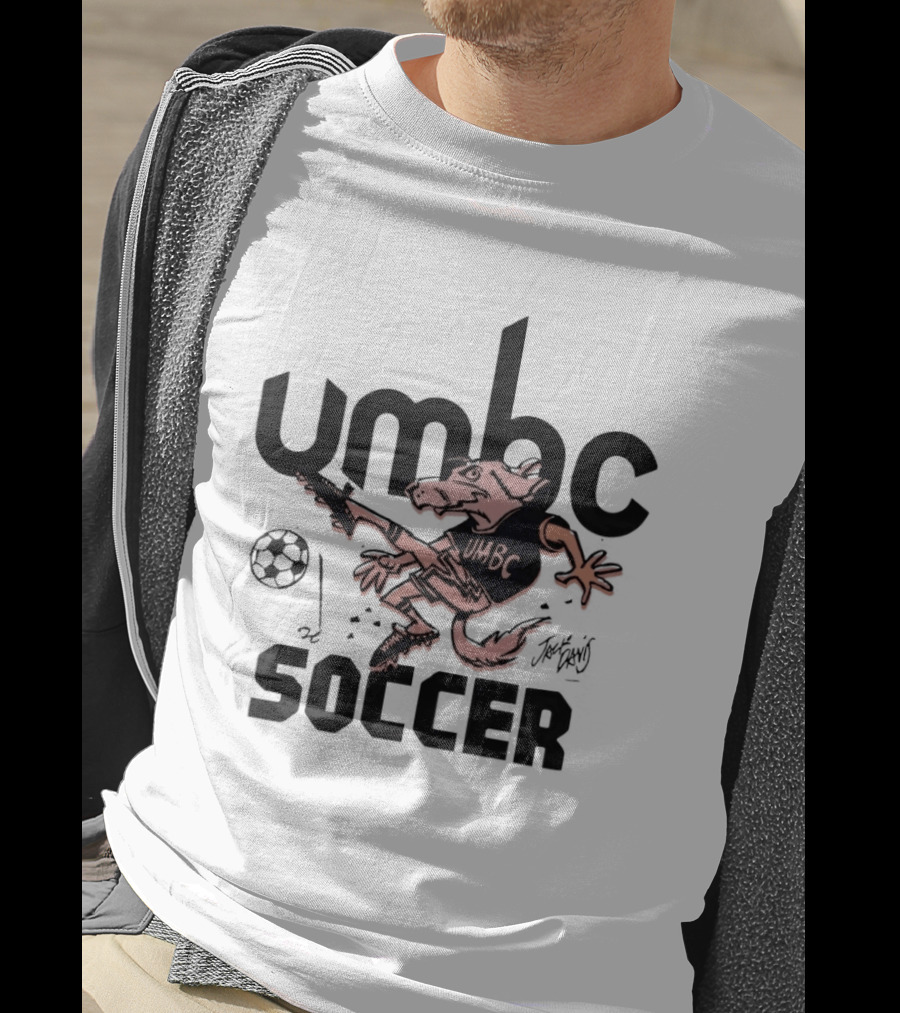 UMBC Retrievers Soccer Mascot Graphic Sport Fan T-Shirt
