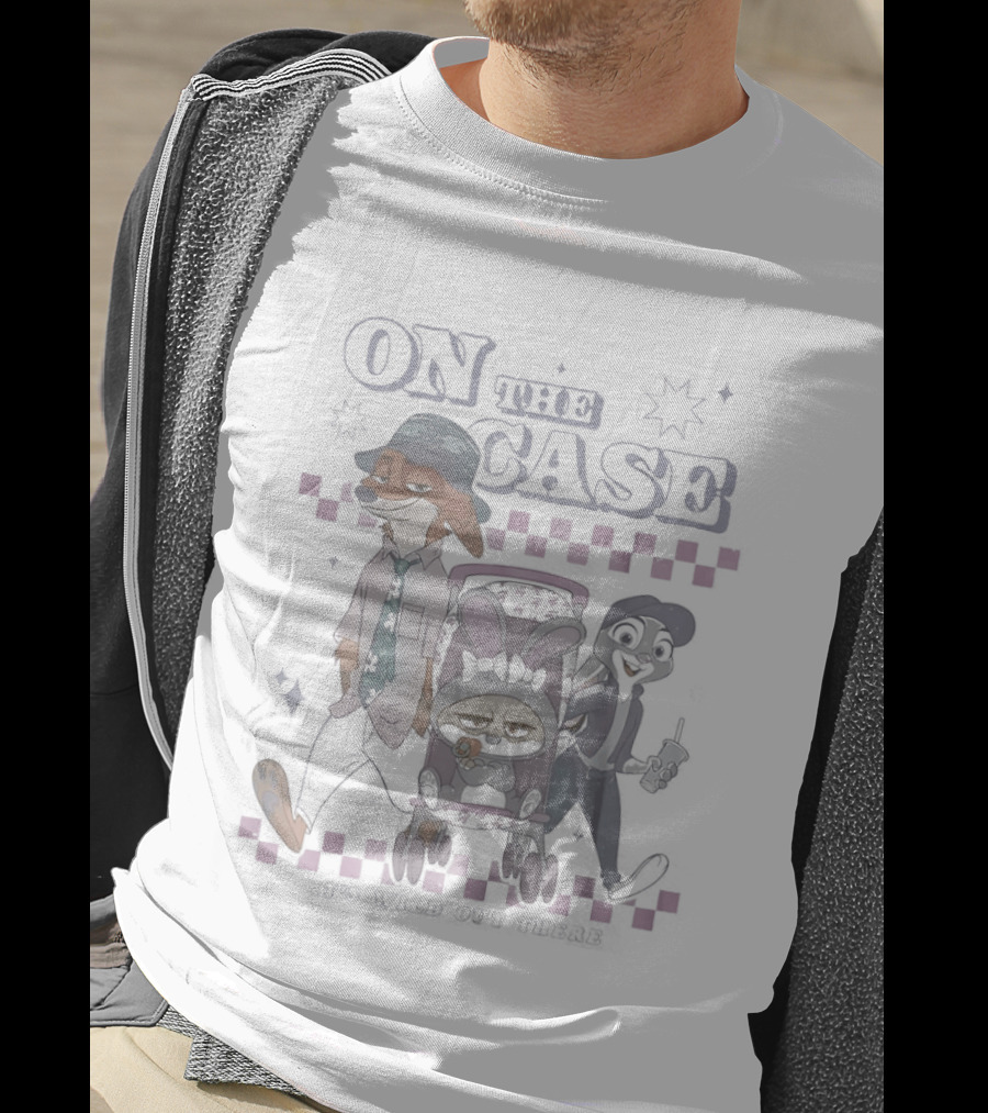 Zootopia On The Case It's Wild Out There Characters And Stars T-Shirt