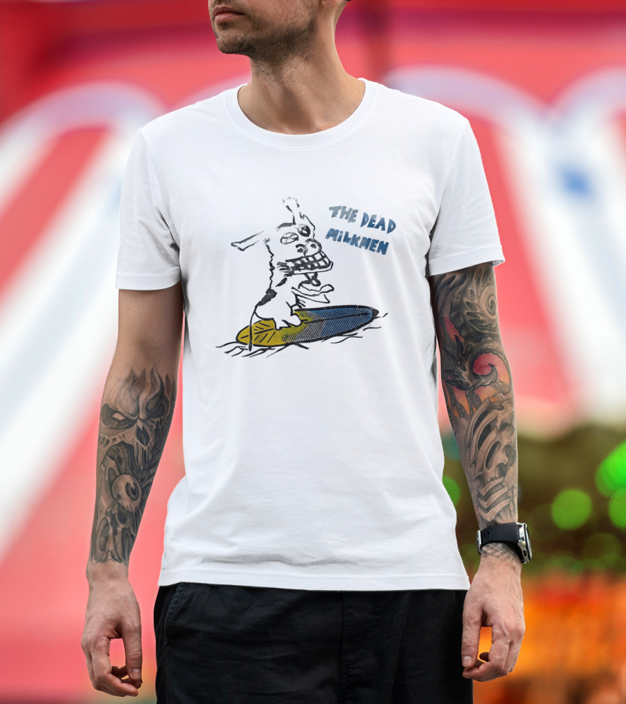 The Dead Milkmen Skull Surf T-Shirt