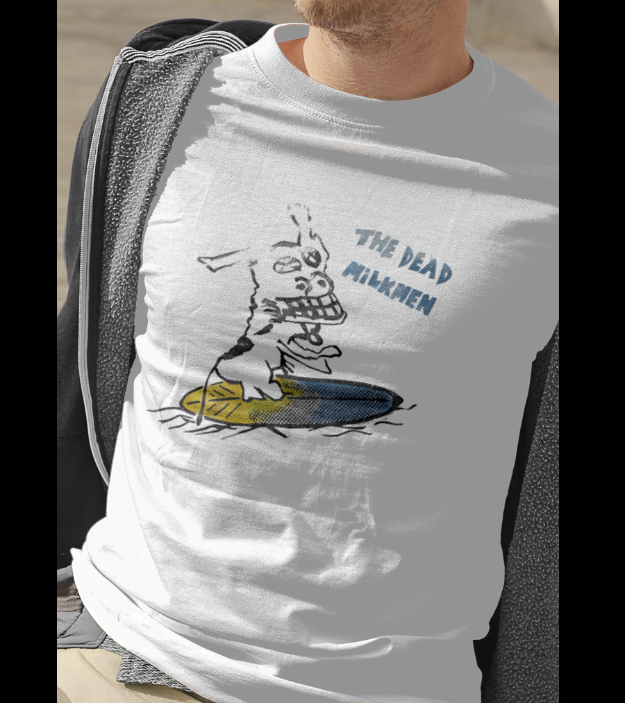 The Dead Milkmen Skull Surf T-Shirt