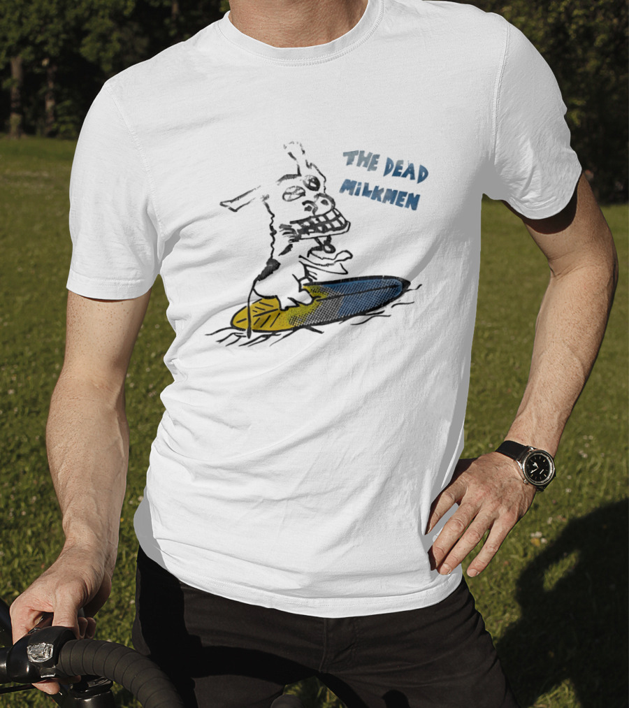 The Dead Milkmen Skull Surf T-Shirt