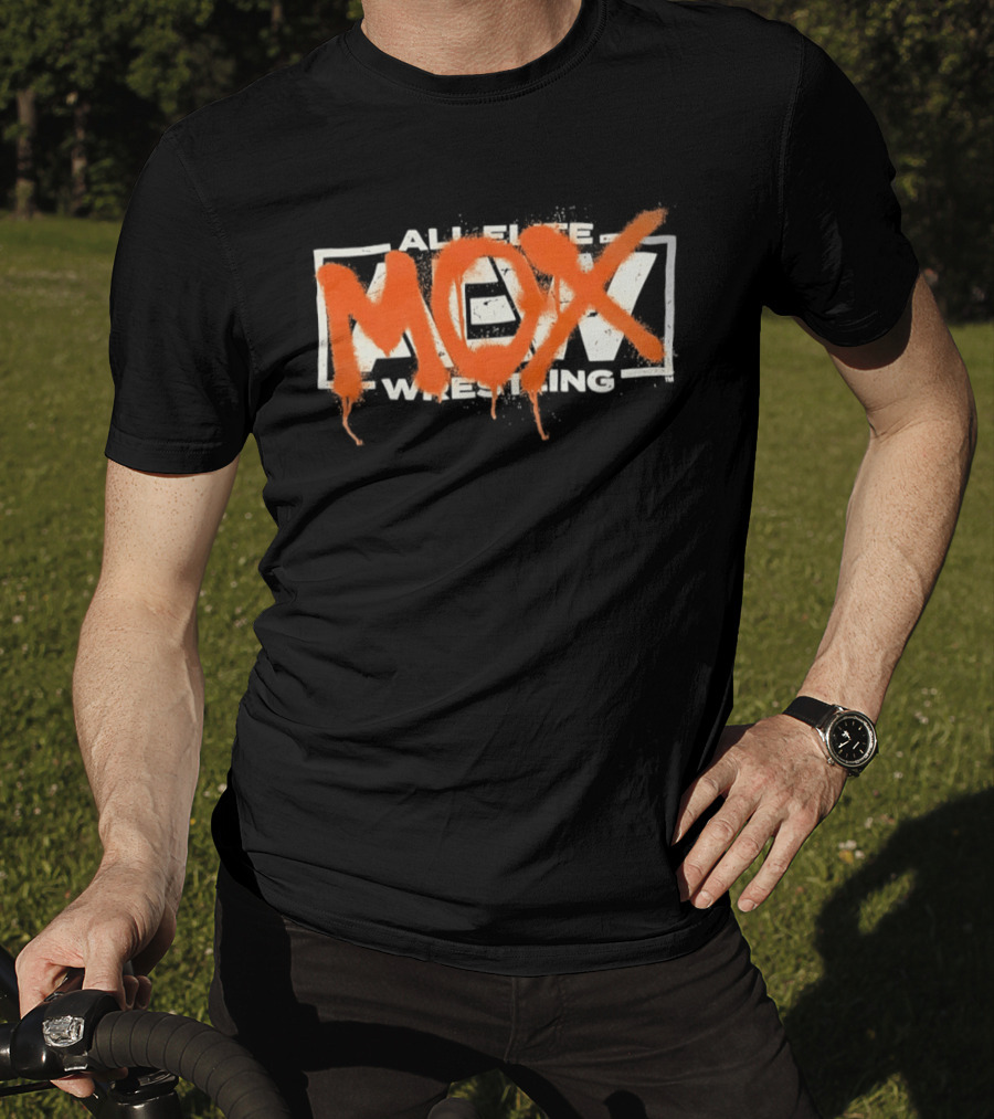 AEW Jon Moxley Mox Graffiti Style Wrestling T-Shirt