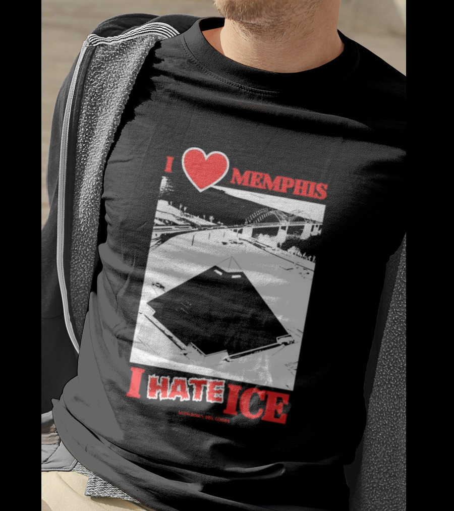 I Love Memphis I Hate Ice Slowdown Dry Goods Pyramid T-Shirt