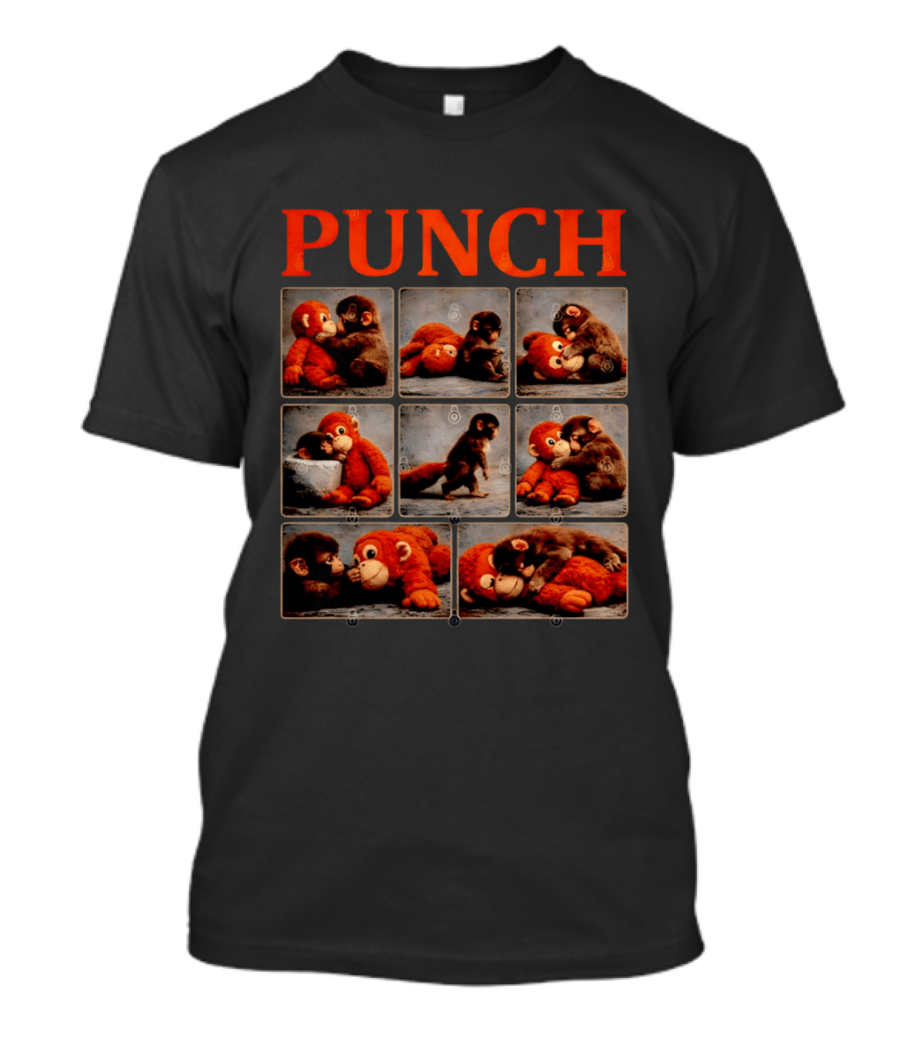 Punch Monkey Plush Compilation T-Shirt