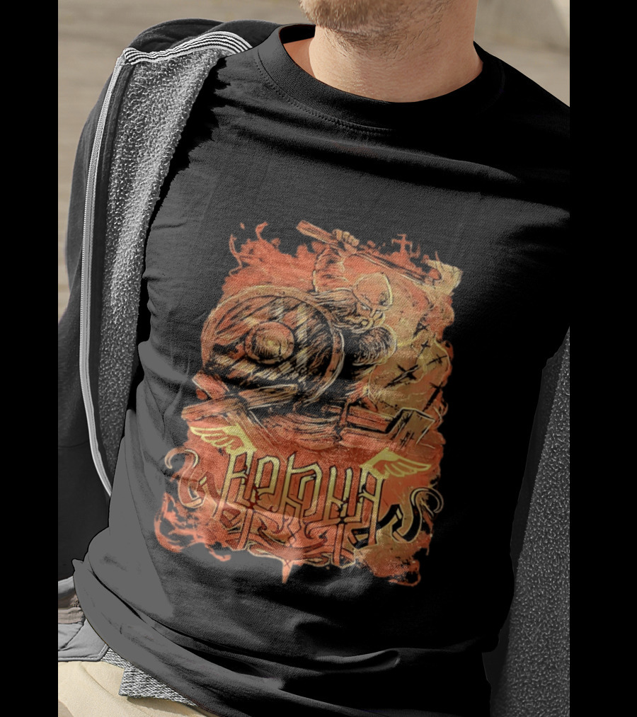 Arkona Viking Warrior USA Canada 2016 Tour T-Shirt