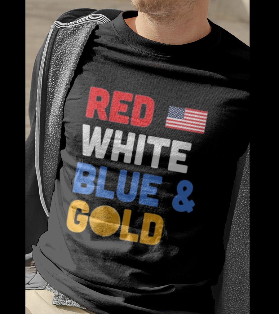 Red White Blue Gold Team USA Win Olympics Forever T-Shirt