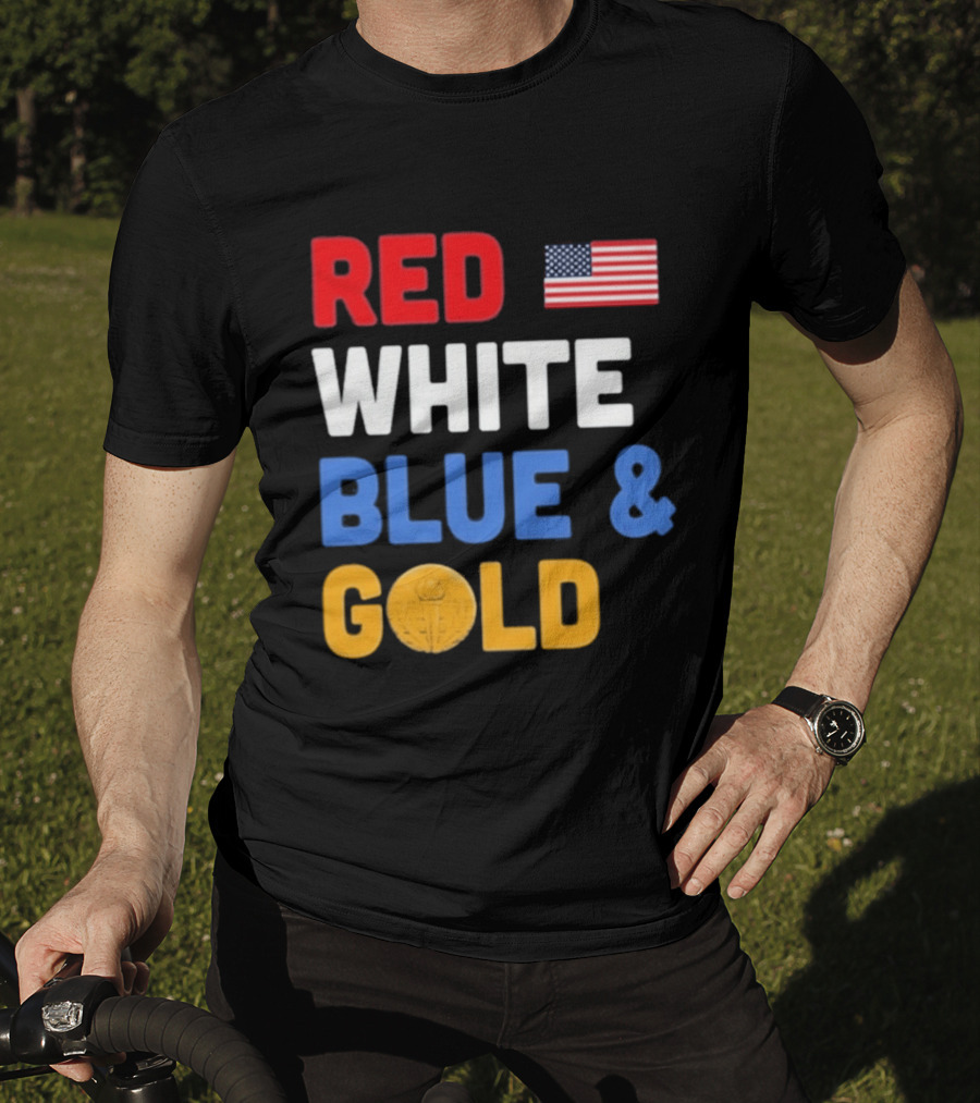 Red White Blue Gold Team USA Win Olympics Forever T-Shirt