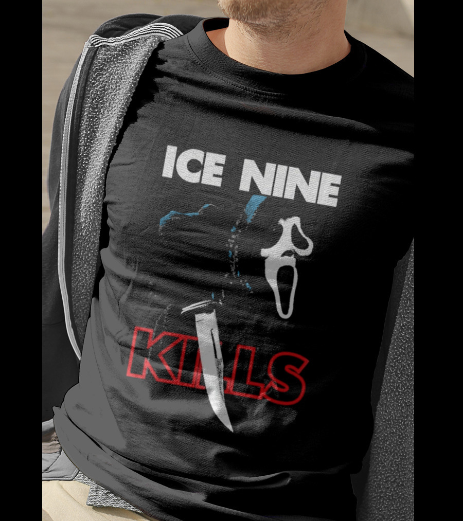 Ice Nine Kills Ghost Face Knife Horror Collaboration Stab Scream 7 Exclusive T-Shirt