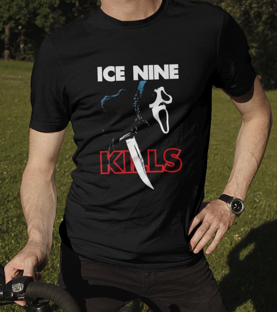 Ice Nine Kills Ghost Face Knife Horror Collaboration Stab Scream 7 Exclusive T-Shirt