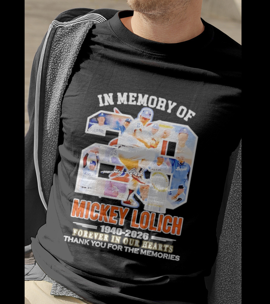 In Memory Of Mickey Lolich Detroit Tigers Forever In Our Hearts 1940 2026 T-Shirt