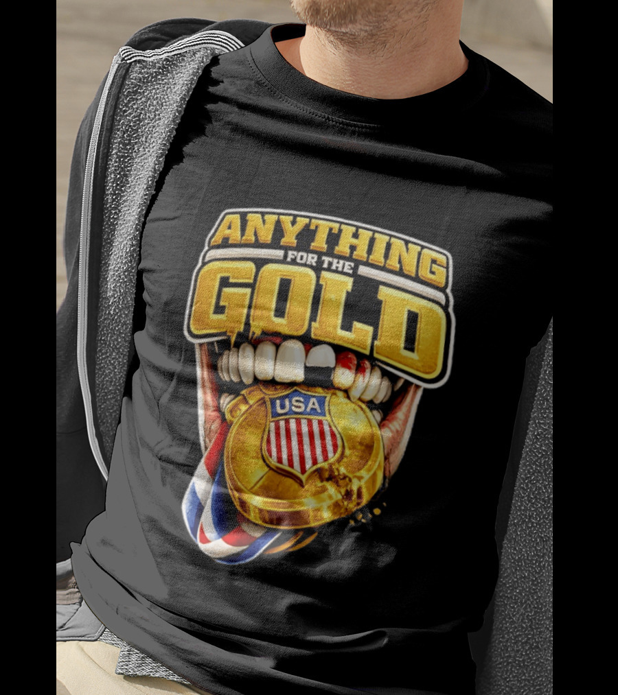 Anything For The Gold USA Medal T-Shirt
