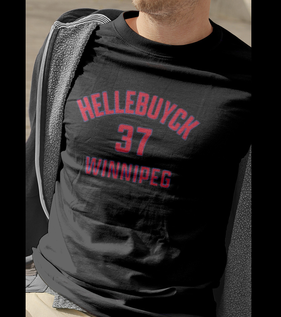 Hellebuyck 37 Winnipeg Jets Hockey T-Shirt