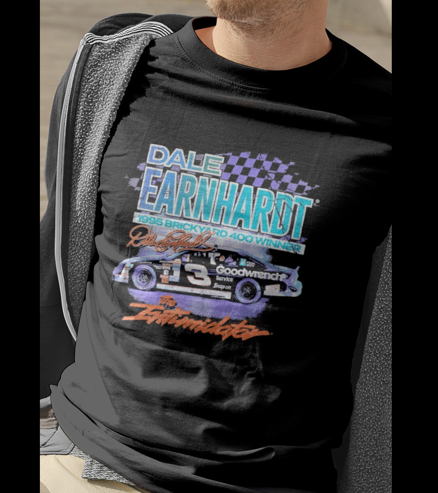 Dale Earnhardt 1995 Brickyard 400 Winner The Intimidator Goodwrench Service T-Shirt