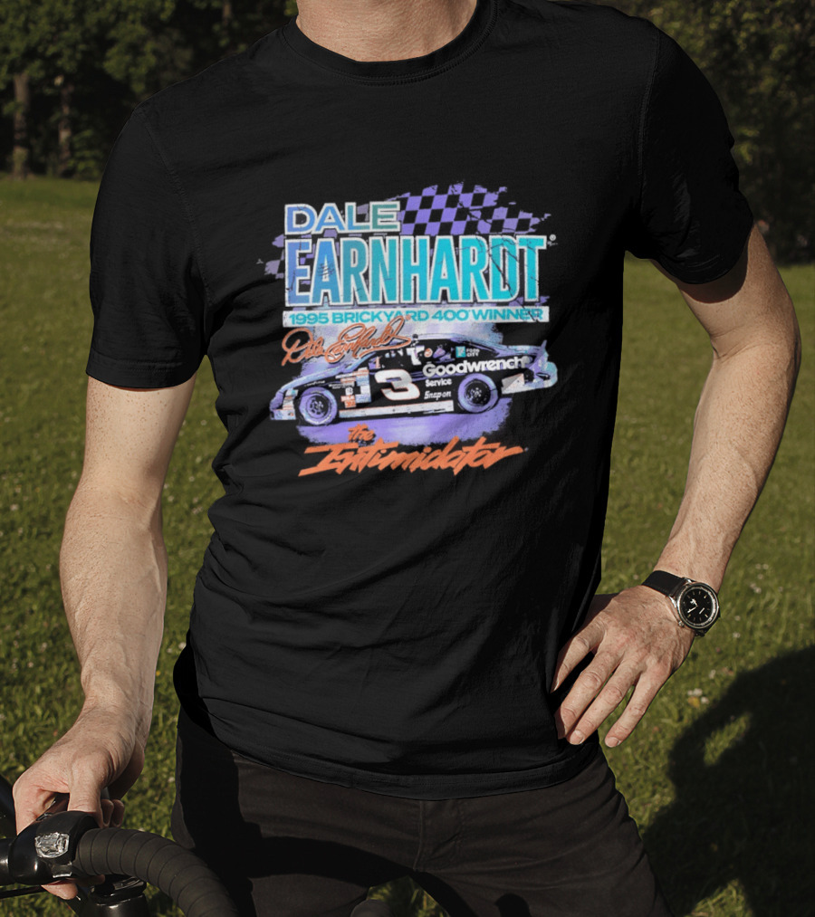Dale Earnhardt 1995 Brickyard 400 Winner The Intimidator Goodwrench Service T-Shirt
