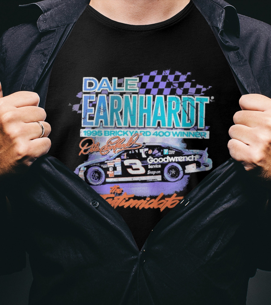 Dale Earnhardt 1995 Brickyard 400 Winner The Intimidator Goodwrench Service T-Shirt