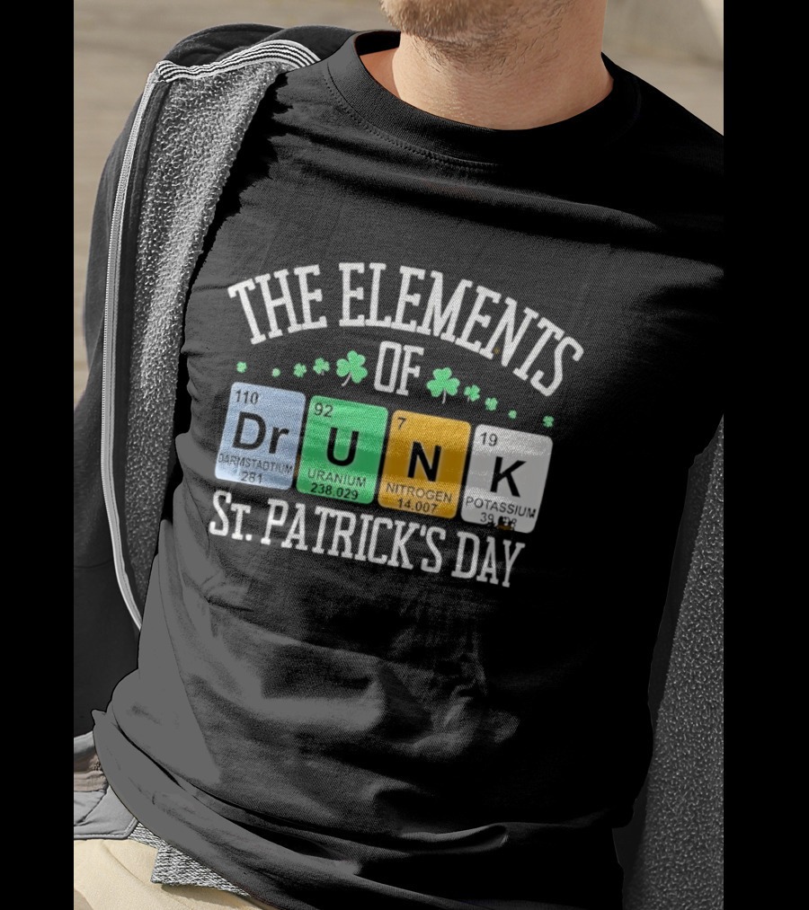 The Elements Of Drunk St. Patrick's Day T-Shirt