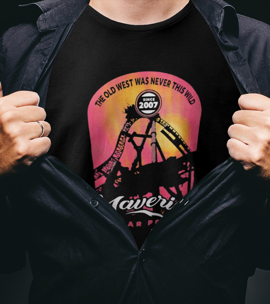 The Old West Was Never This Wild Cedar Point Maverick Since 2007 Roller Adventure T-Shirt
